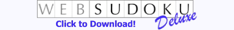 Play offline full screen with Web Sudoku Deluxe